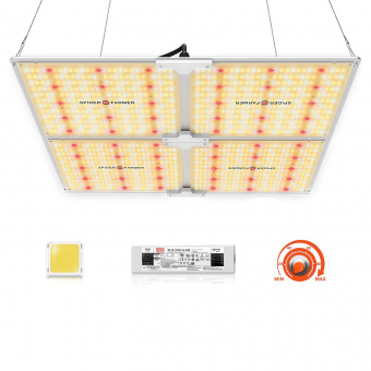 New Spider farmer SF4000 LED Grow Light With Dimmer Knob 2020 new version QB